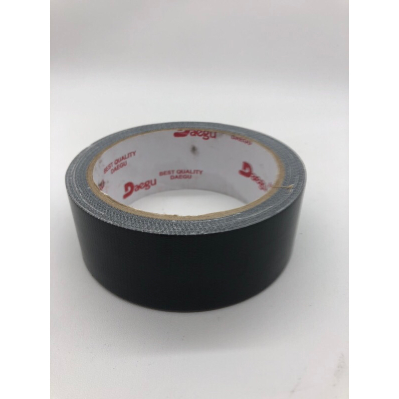 

lakban kain hitam 1.5 x 9m cloth daegu tape murah berkualitas