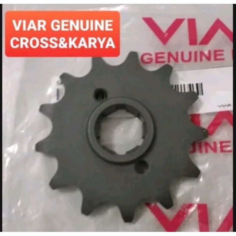GEAR DEPAN VIAR CROSS 200ES BELAKANG CROSS 200&150 ORIGINAL 100% VIAR