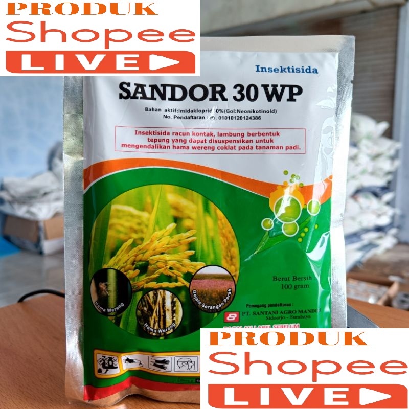 Insektisida Sandor 30 WP 100gram Imidakloprid