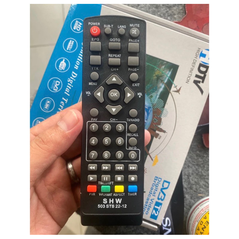 Remot STB Remote Set Top Box Universal pioline Hinomaru Noise Welhome Luby Infico Rinrei Sanex dll