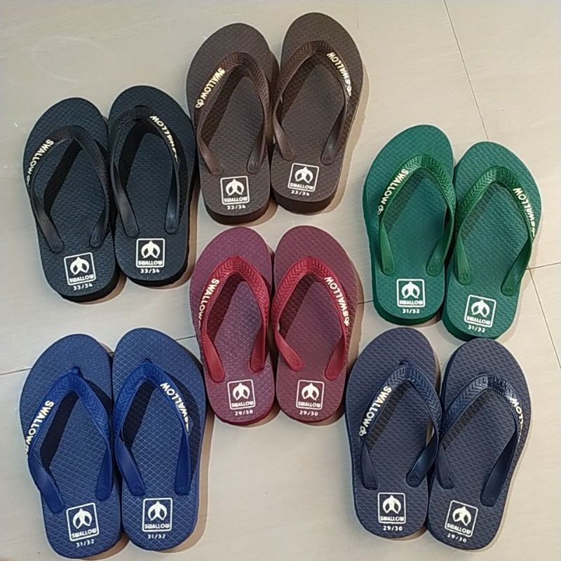 Sandal jepit Swallow Legian Kids ukuran 29-34,Sandal jepit Swallow anak cowok cewek