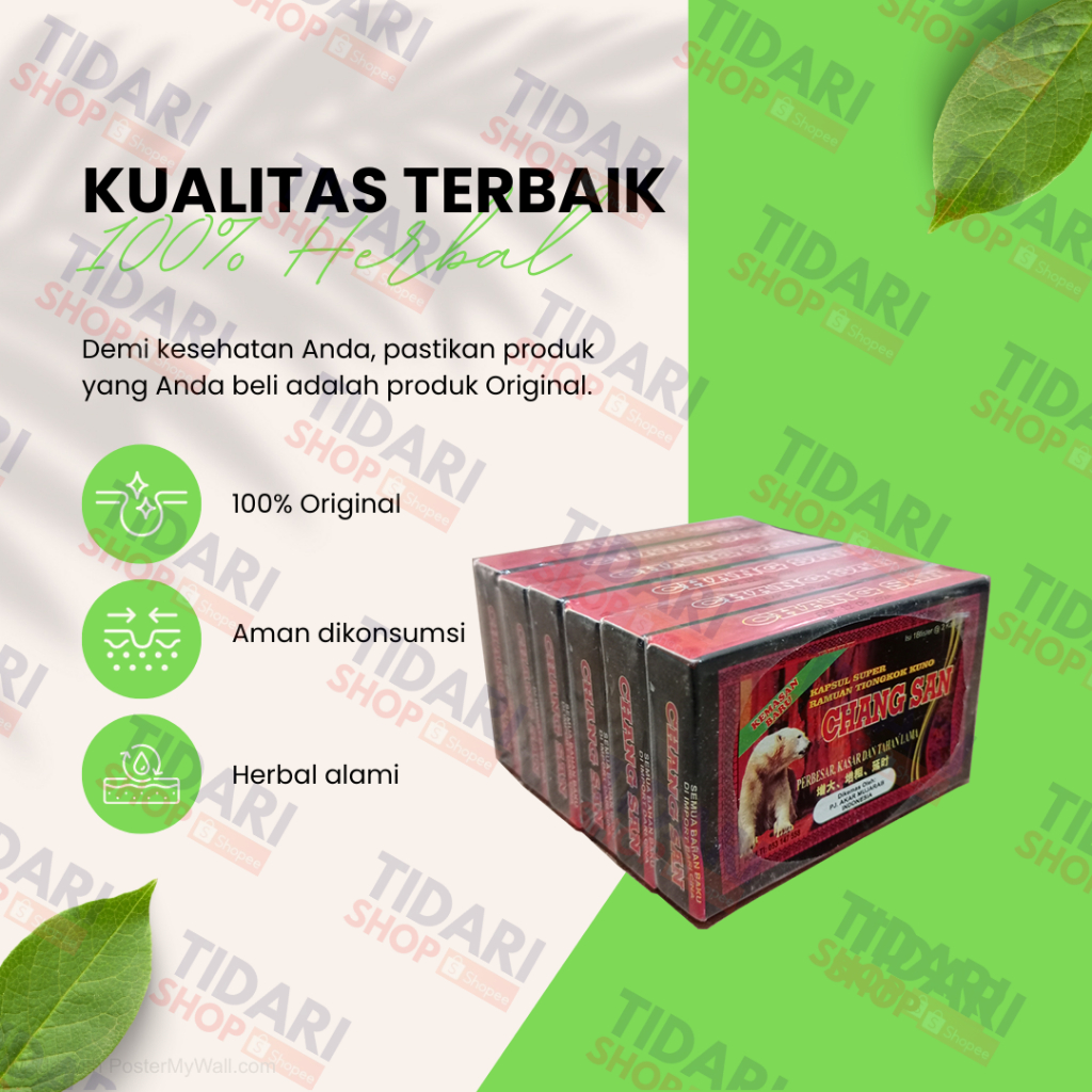 

Suplemen Kesehatan HerbalChang (San) Blister Original Kapsul Obat Vitalitas Menambah Stamina Pria Bercinta Tahan Lama
