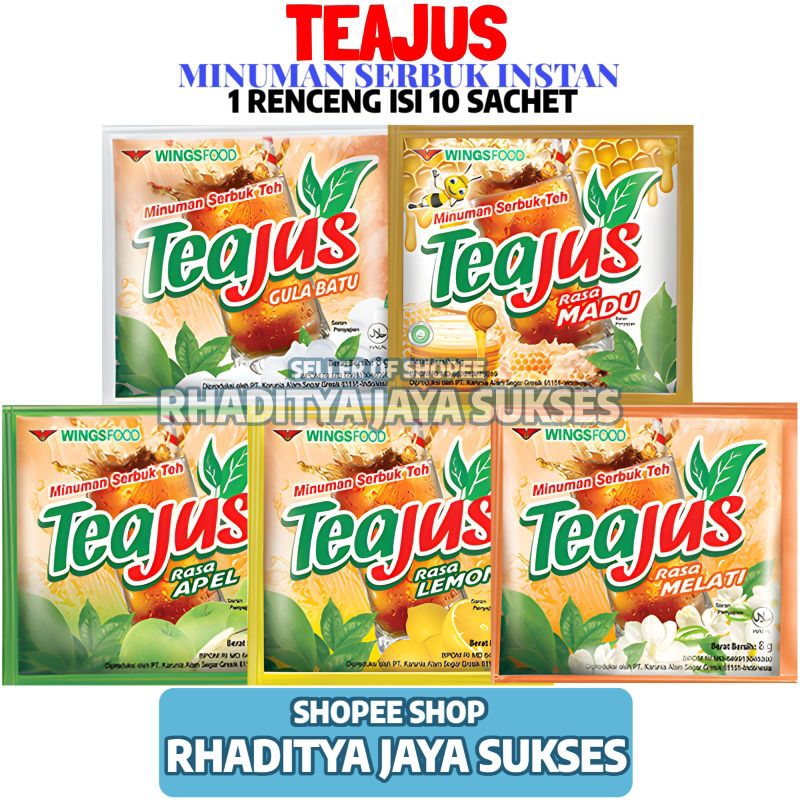 

Teajus 1 Renceng Isi 10 Sachet