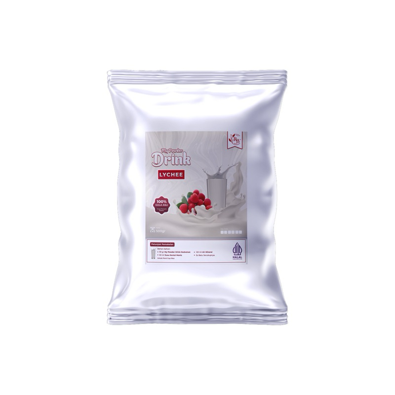 

My Powder - Bubuk Minuman Rasa Lychee Kemasan 1Kg Plus Gula