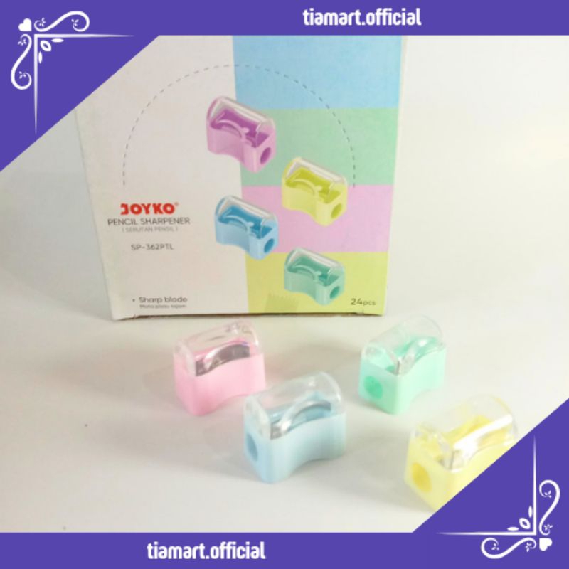 

[PCS] Joyko Rautan Pencil/Sharpener Warna Pastel