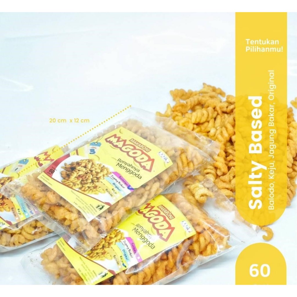

Makaroni Asin Pedas Original 60 gr