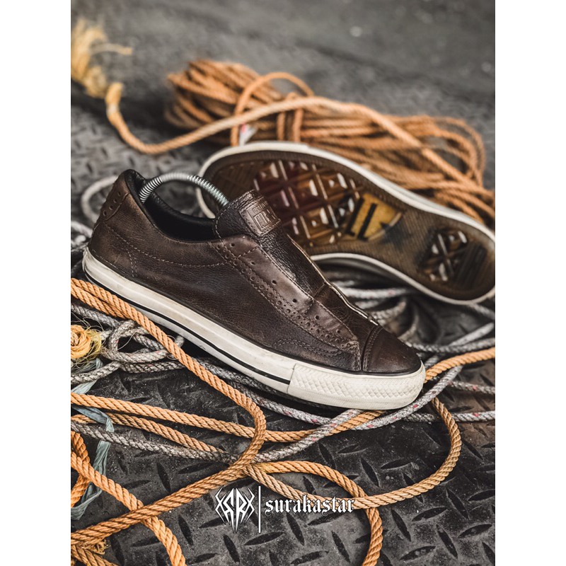 CONVERSE OX JOHN VARVATOS BROGUE VINTAGE LEATHER