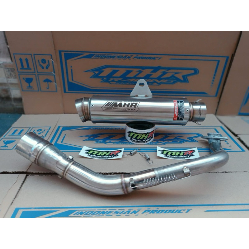 Knalpot Racing MHR RACING XR Pro VARIO AEROX NMAX BEAT MIO PCX ADV DLL