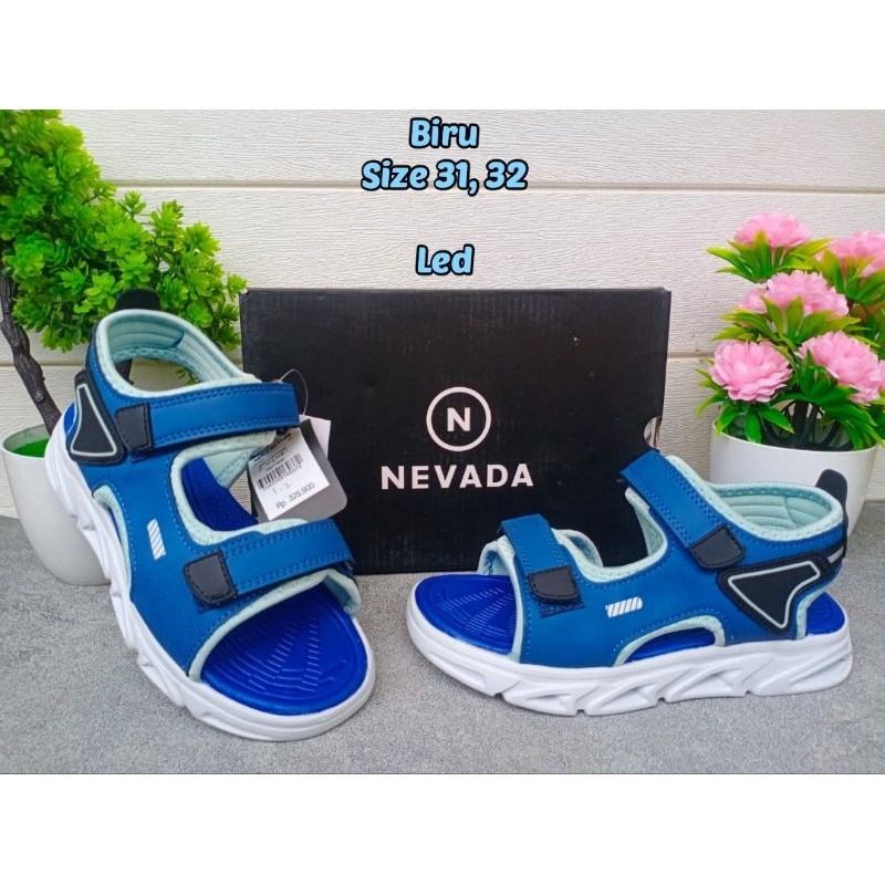SEPATU SANDAL LED NEVADA ANAK SIZE 29-32 - SANDAL LAMPU NEVADA ANAK - SANDAL TALI ANAK NEVADA - SAND