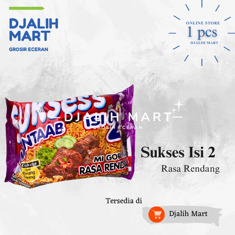 

mie sukses isi 2 rendang