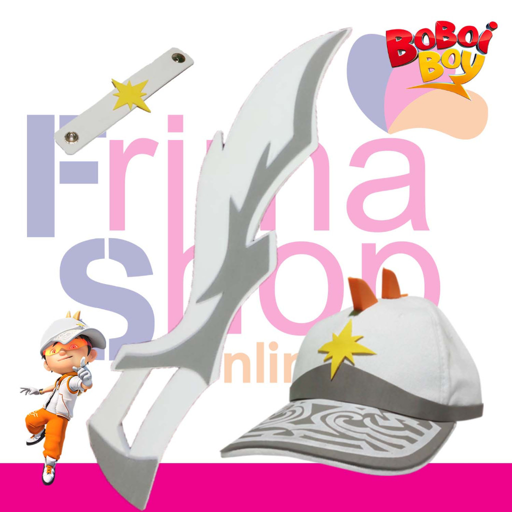 TOPI + PEDANG BOBOIBOY SOLAR