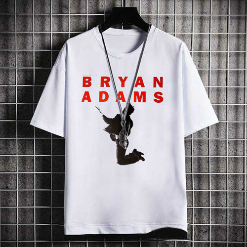 Kaos Music Bryan Adams Tshirt Bahan Katun Kombed 30s