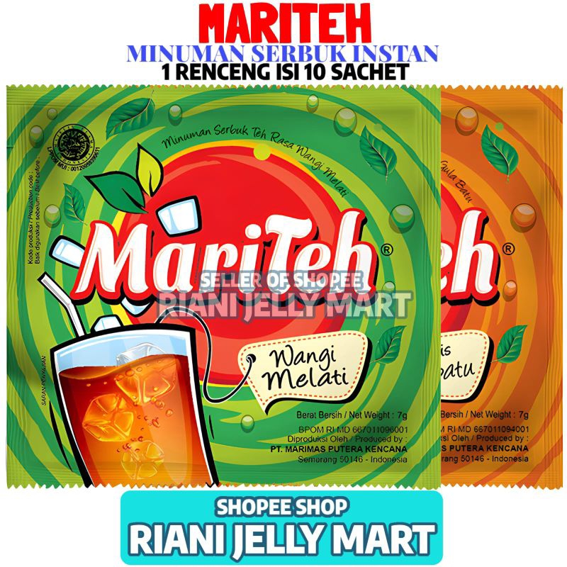 

Minuman Mariteh 1 Renceng Isi 10 Sachet