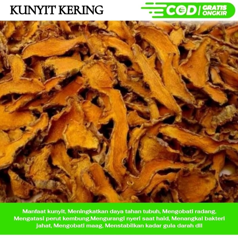 

CURCUMA/KUNIR/KUNYIT KERING 1KG