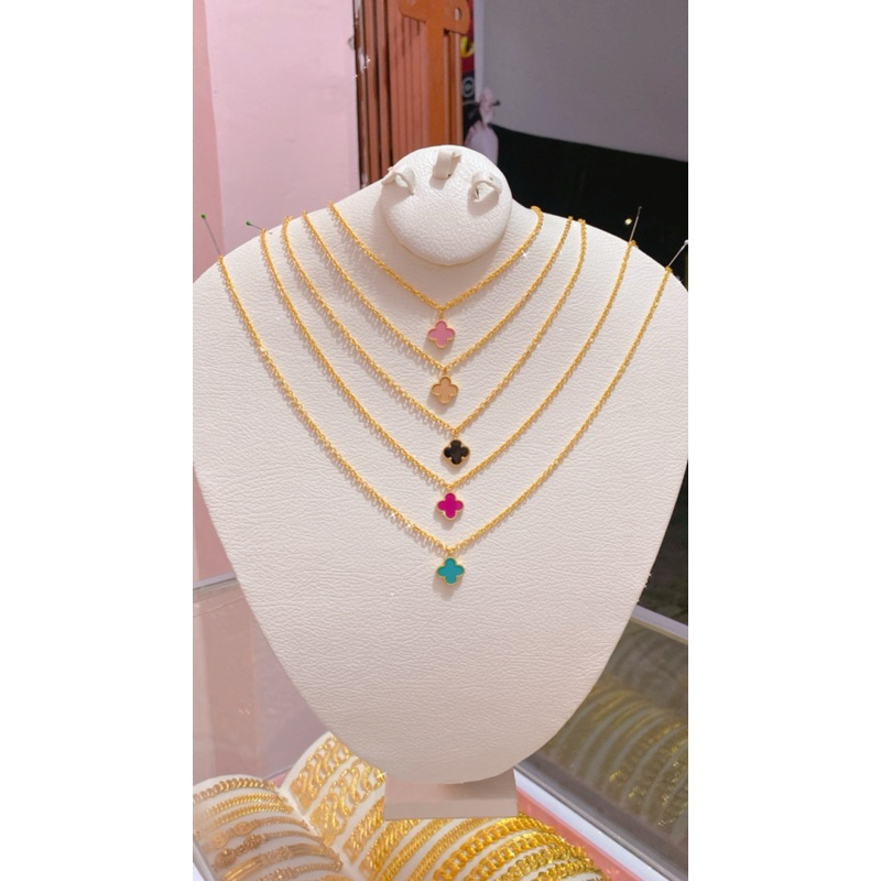 kalung clover emas malaysia bisa tukar tambah