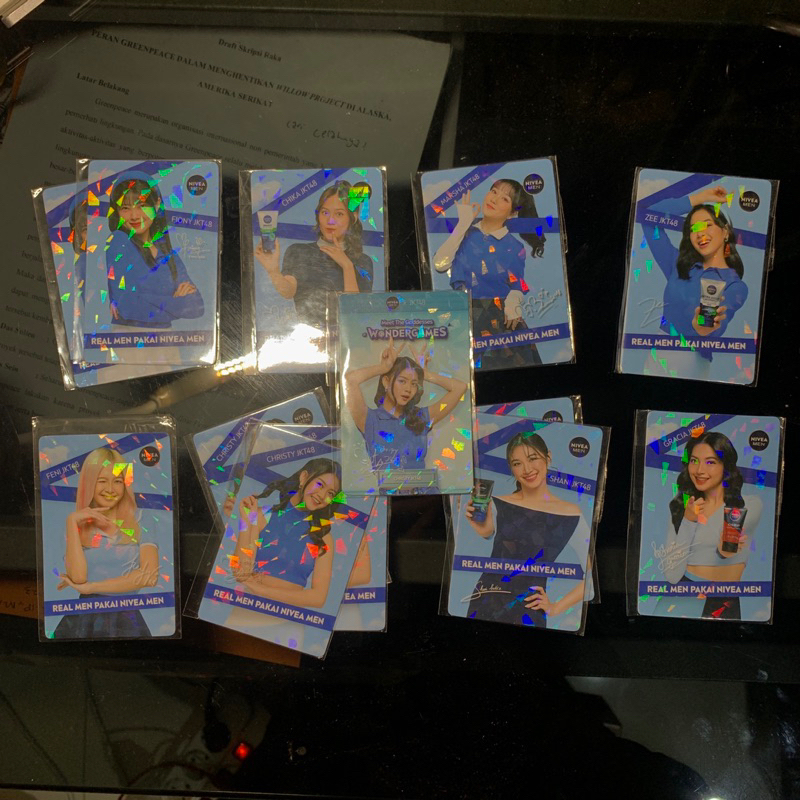Photocard jkt48 x nivea men