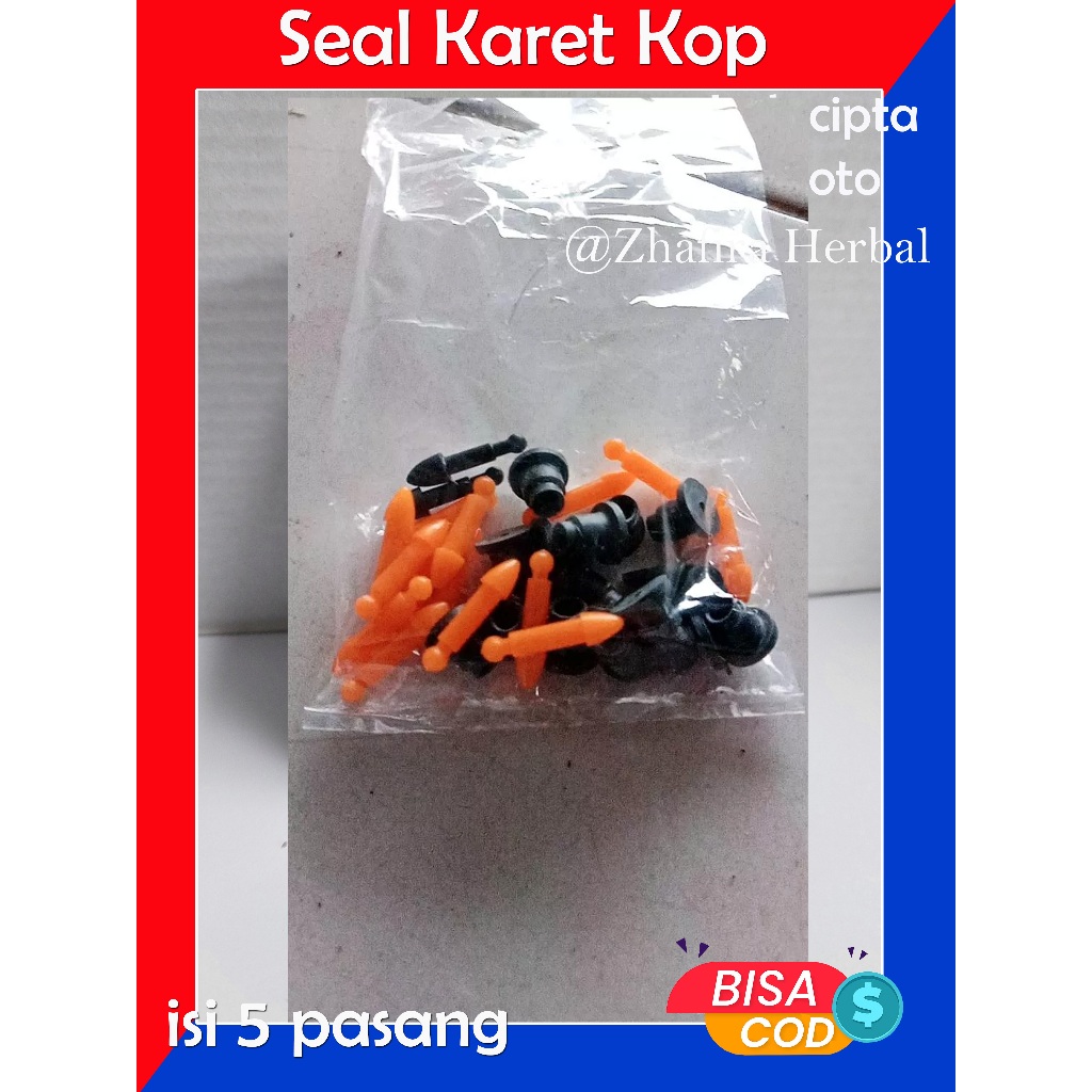 Karet Sil Kop Bekam untuk Sparepart Bekam Harga Satuan 5 Pasang ( 10 Pcs)