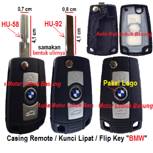 casing kunci lipat flip key remote bmw 1 3 5 6 7 seri e38 e39 e46 e53 e60 e61 e63 e64 e65 e83 e85 e8