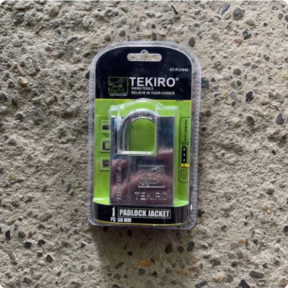 Tekiro Kunci Gembok Jaket (sangkar) 50MM gembok putih Tekiro