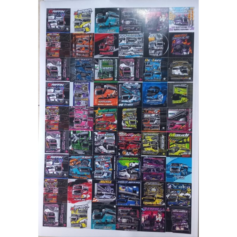 

sticker bus mania