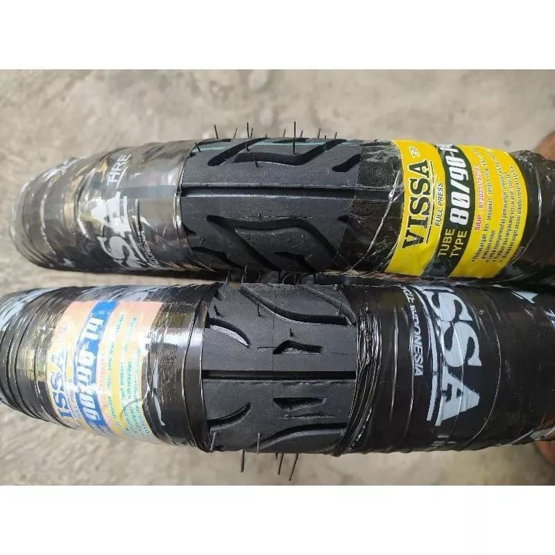 Ban Baru ban metic depan dan belakang buat mio, beat, vario, spin, Scoopy Lama Ukuran 80/90-14 & 90/
