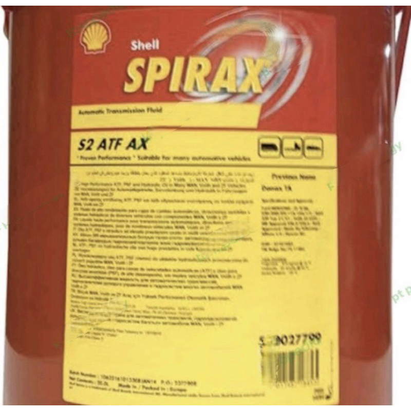 Oli Transmisi SHELL SPIRAX S2 ATF AX