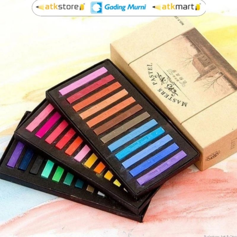 

Maries Master Soft Pastel Set Isi 12 24 36 48 Warna - Maries Pastel Mewarnai - Crayon Krayon Oil Pastel