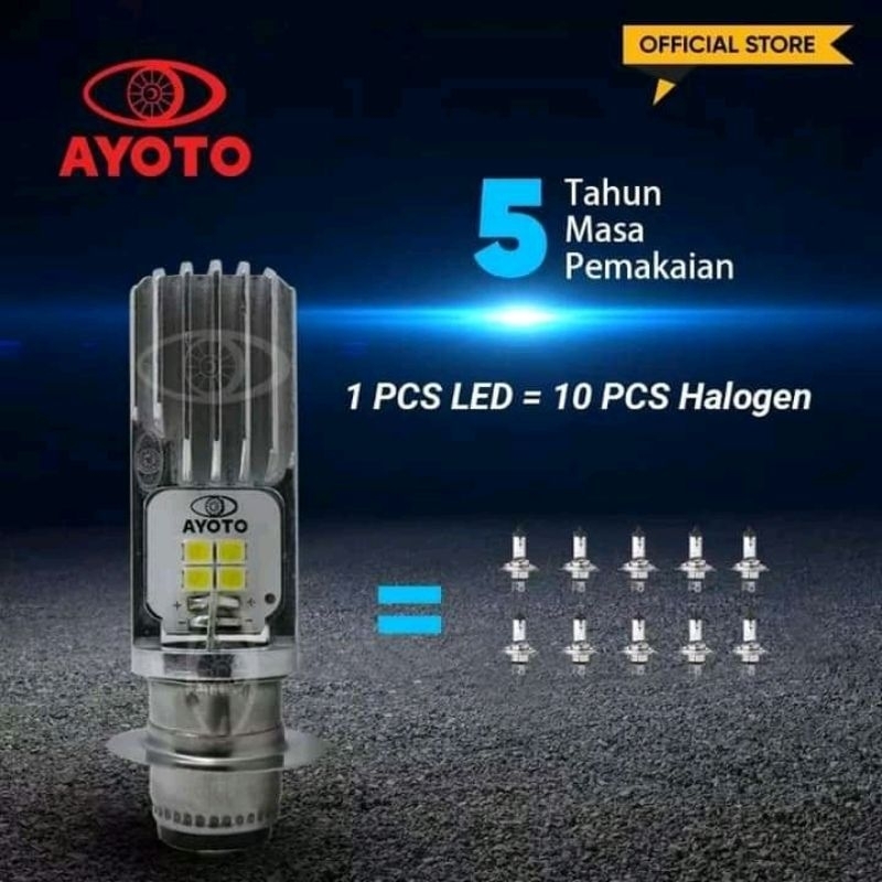 LAMPU LED AYOTO M2B H6 AC DC