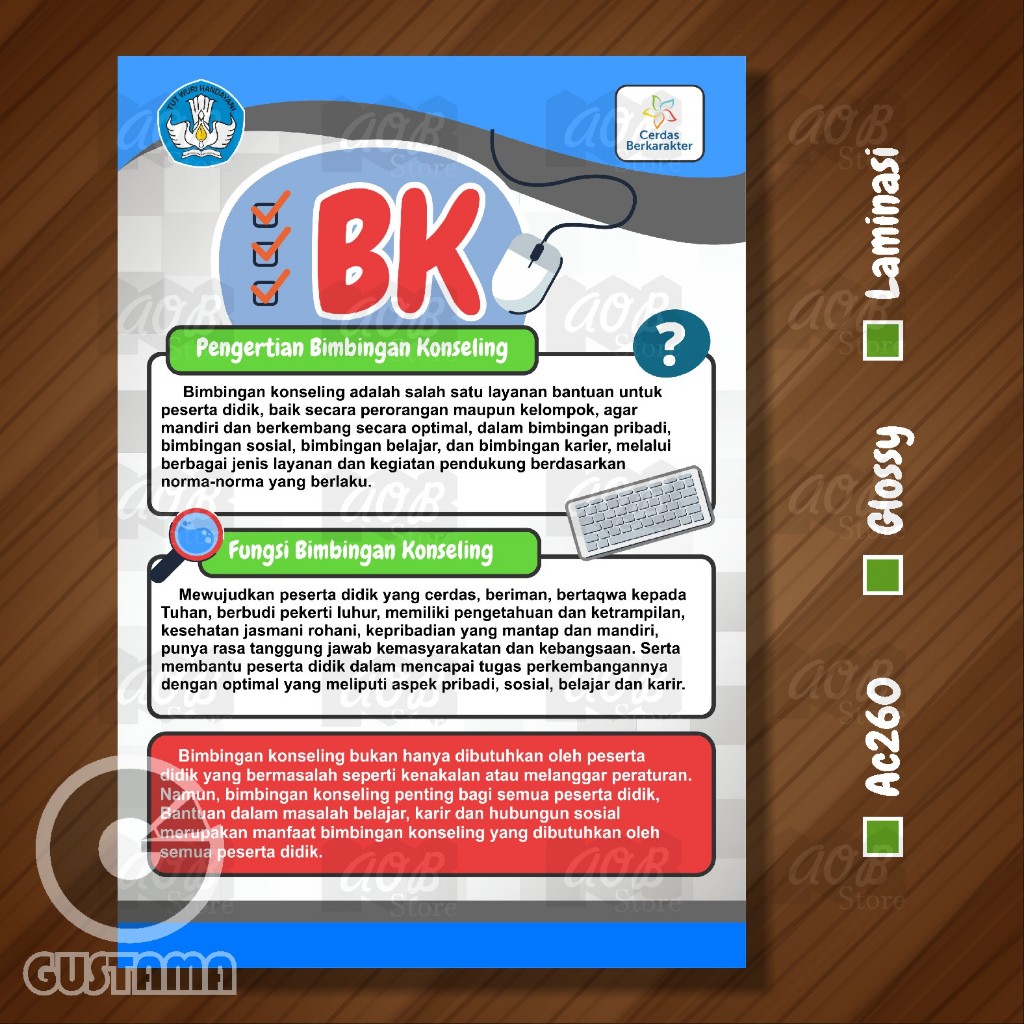 

Poster Definisi Bimbingan Konseling, Poster Ruang BK A3