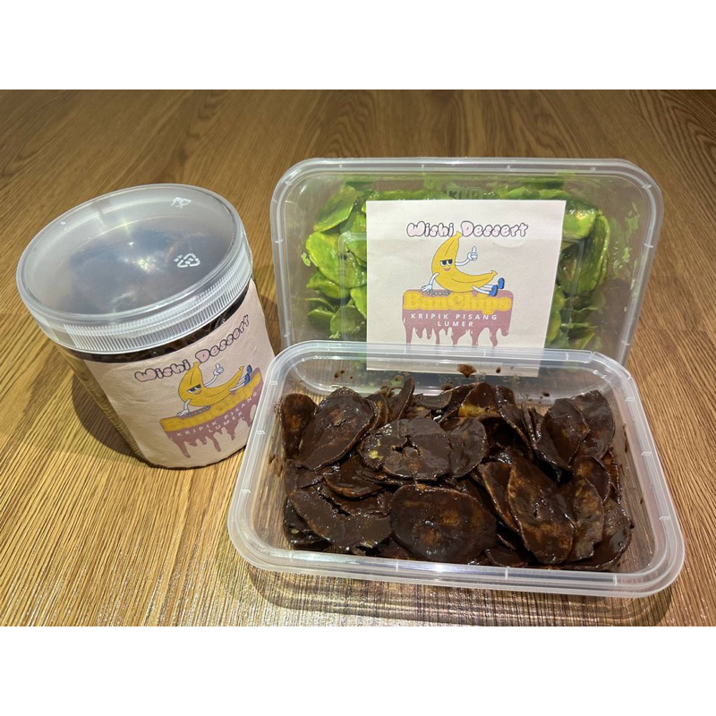 

Banana Chips Lumer/Kripik Pisang Lumer COKLAT Homemade