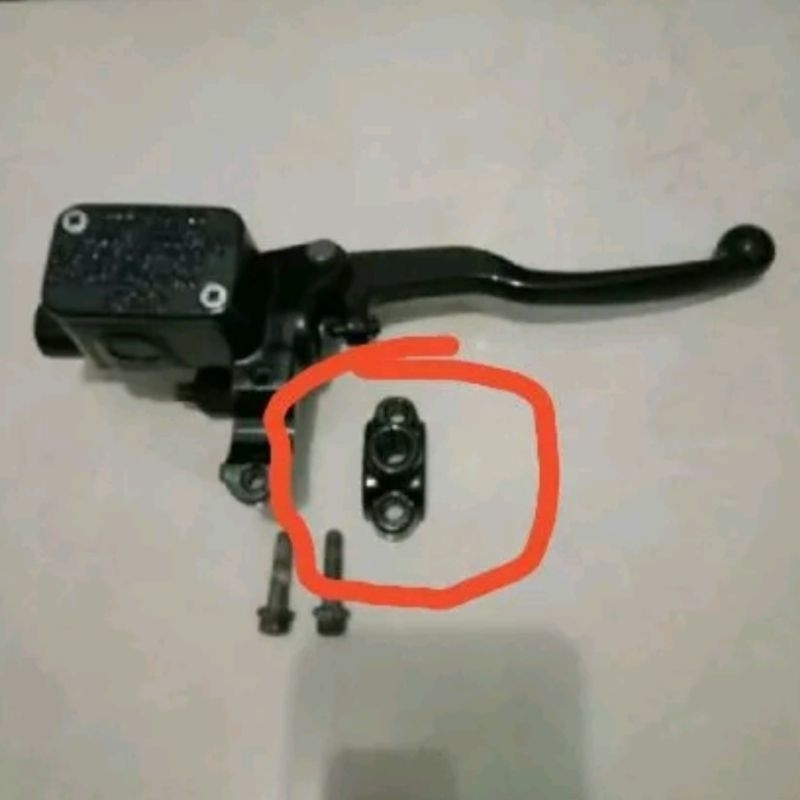 DUDUKAN SPION KANAN PULSAR 220 200NS 200 180 135 XCD 125 CLAMP HOLDER MASTER REM PULSAR