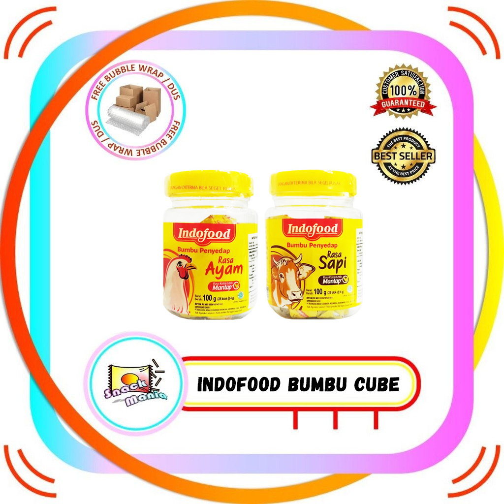 

Indofood Bumbu Kaldu Ayam Chicken - Beef Sapi Cube Blok 100 gr