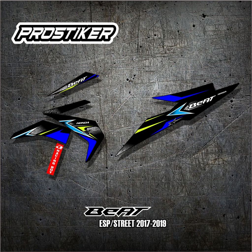Sticker Striping Honda Beat FI / ESP 2017 - 2019 Custom Terbaru Free Request