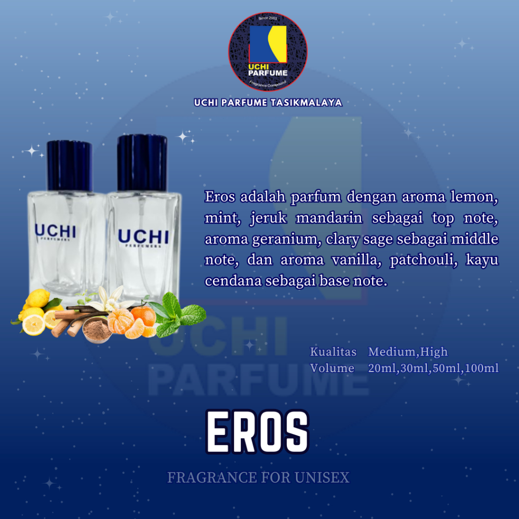 Uchi Parfume Refill Parfum VC EROS (20ml,30ml,50ml,100ml)