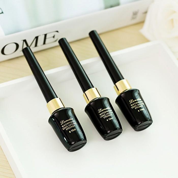 LAMEILA  760 Eye Liner Anti AIr / Keringat Warna hitam 10ml Eyeliner