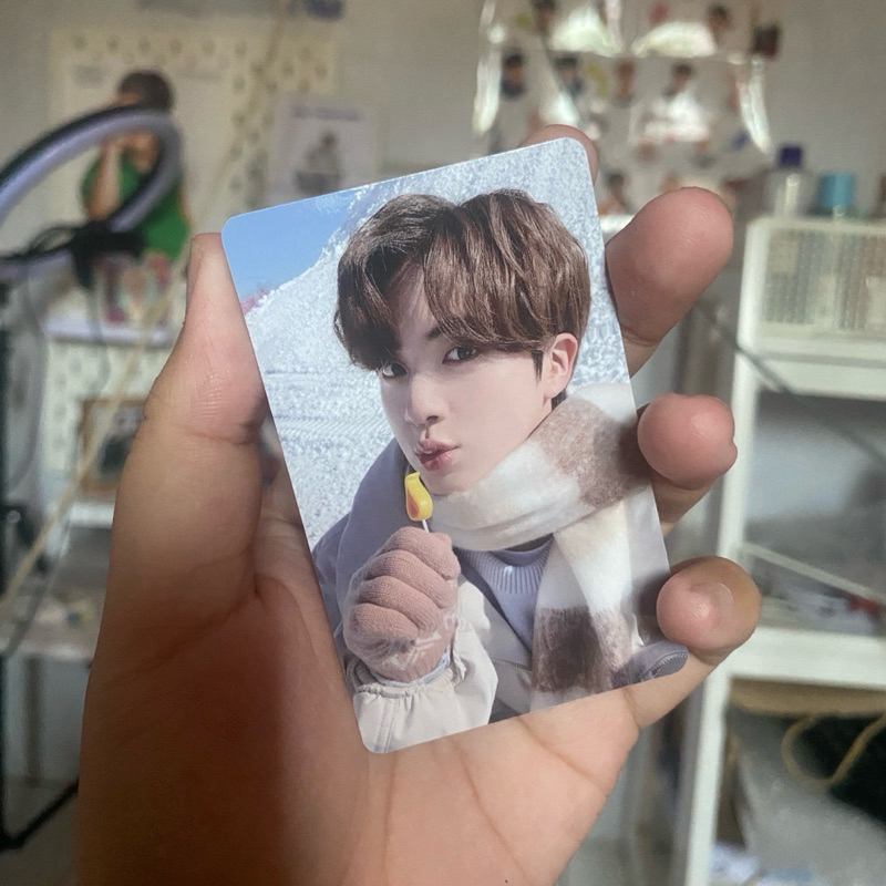 Photocard Seokjin Winter Package 2021 BTS (Official)