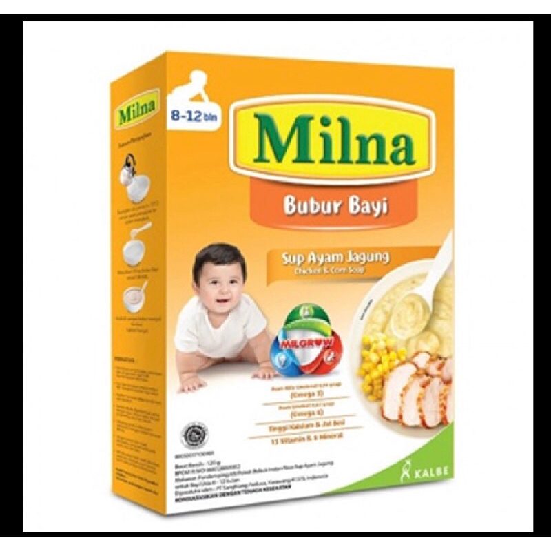 

Milna bubur bayi 8+ sup ayam jagung