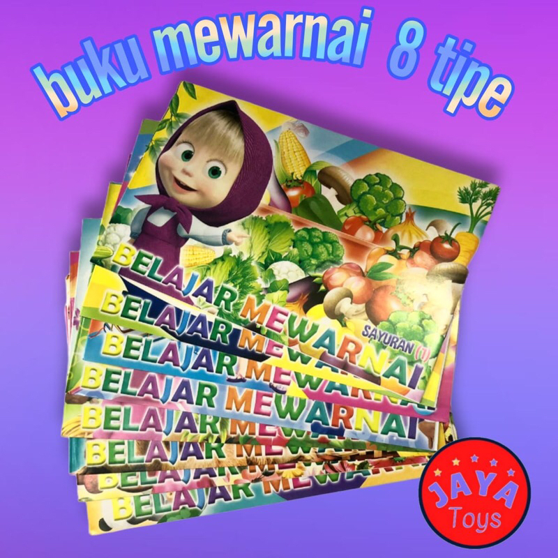 

[ ECER ] BUKU MEWARNAI / COLORING BOOK BUAT EDUKASI ANAK - ANAK [ Kecil ]