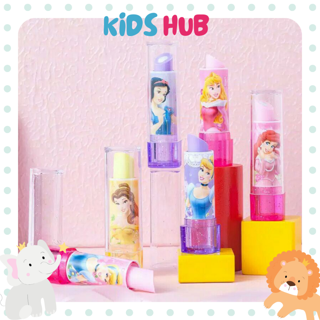 

Penghapus Bentuk Lipstik Beauty Eraser Pensil Bentuk Lipstik Warna Warni Frozen Winnie The Poo