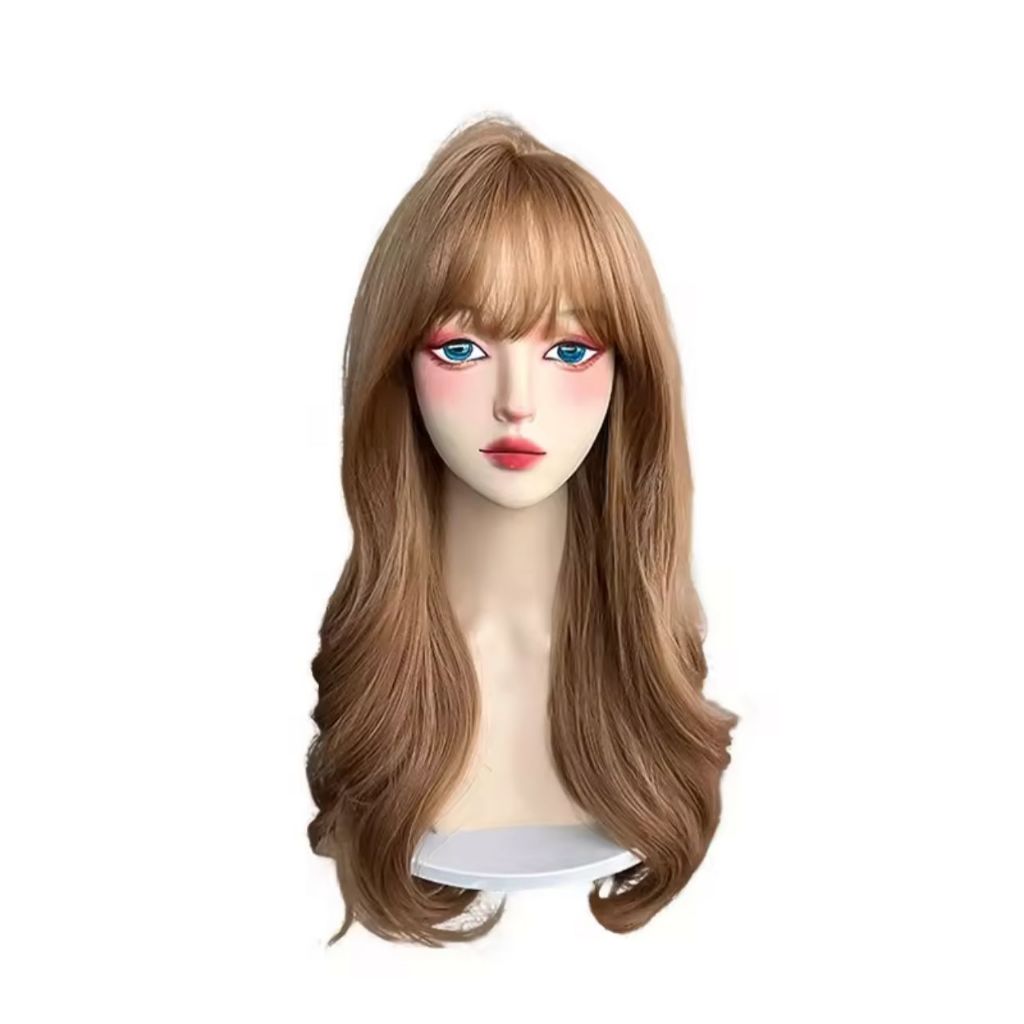 Wig curly poni depan wig curly poni