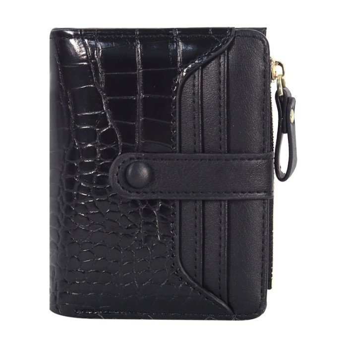 Genie Wallet Dompet Wanita - Croco leather Dompet Lipat - Tas mini dompet - Dompet termurah - Dompet kekinian