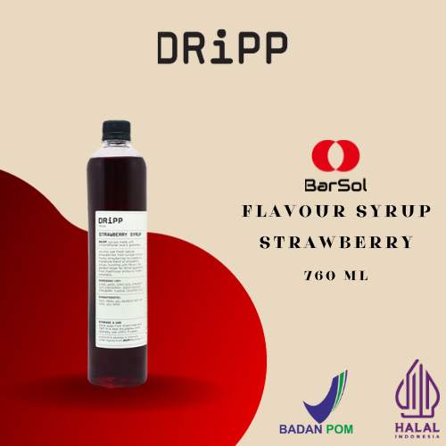 

Dripp Syrup Strawberry 760 Ml - Barsol Indonesia