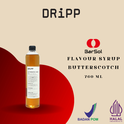 

Dripp Syrup Butterscotch 760 Ml - Barsol Indonesia