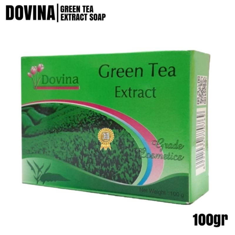 Dovina Green Tea Extra Soap BPOM 100gr (Satuan)