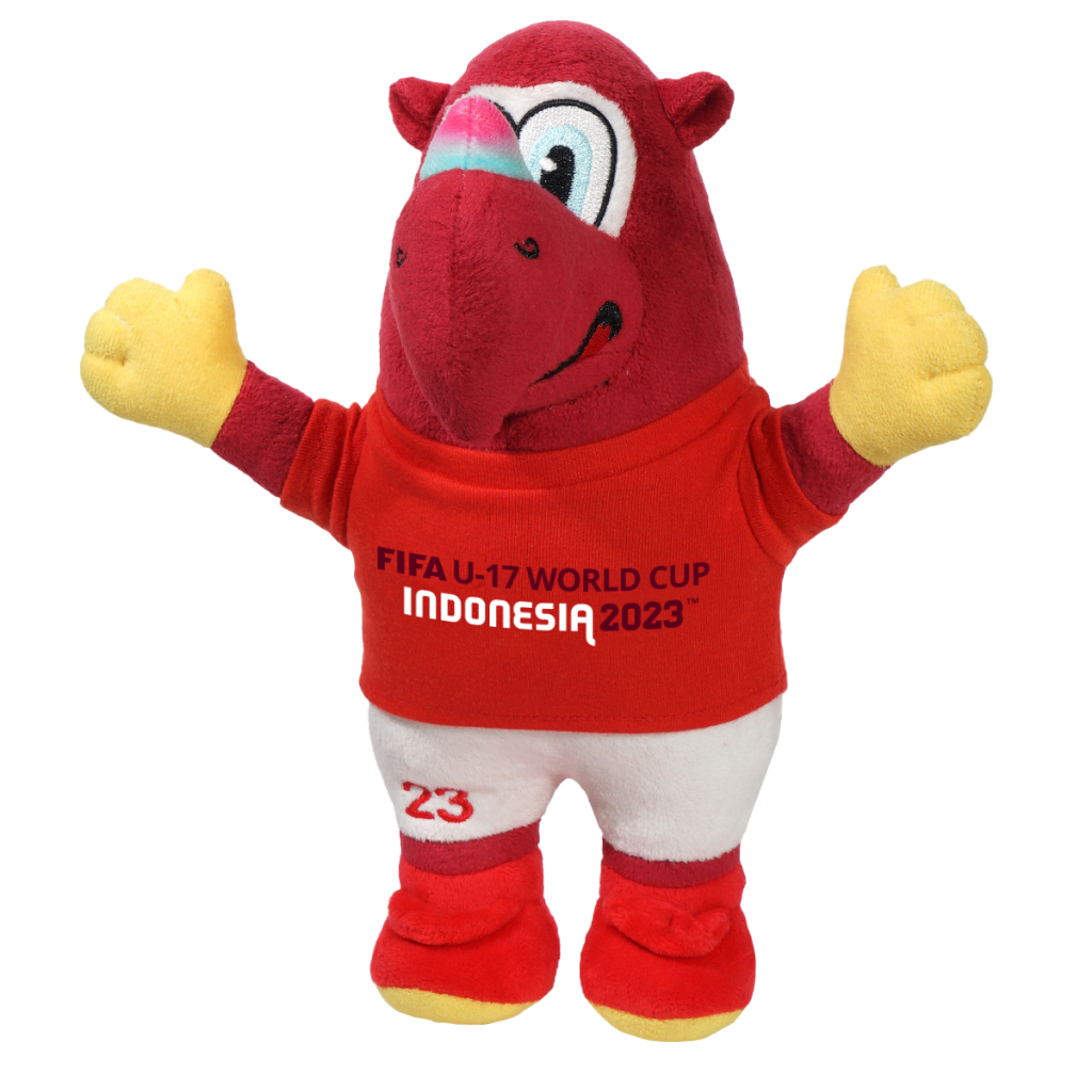 Juaraga FIFA U-17 World Cup Boneka Maskot Bacuya Plush - Merah