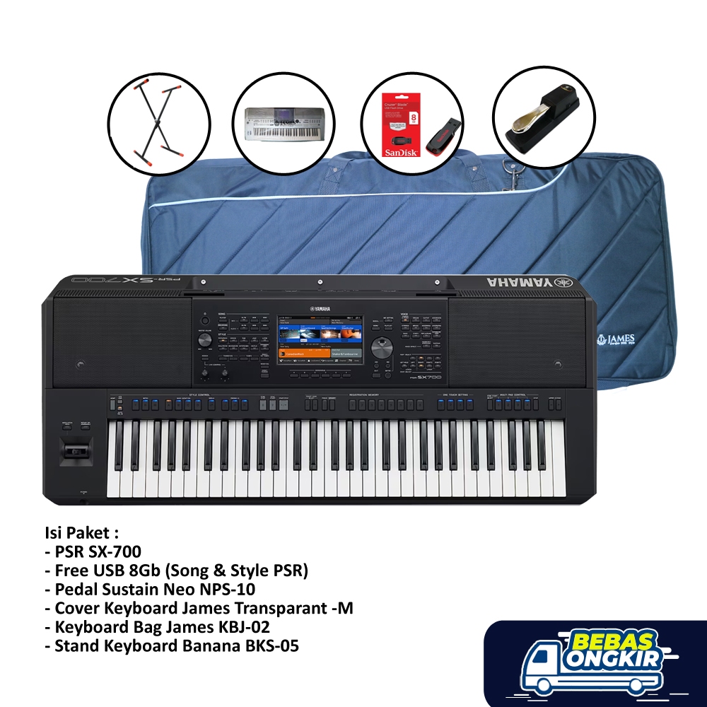 Paket Reguler Keyboard Yamaha PSR SX700 / PSR SX 700 / PSR-SX700