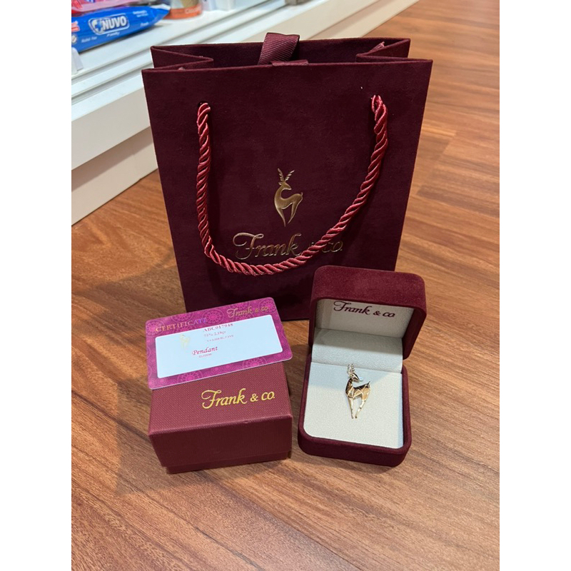 Pendant FRANK N CO / Liontin rusa frank & co