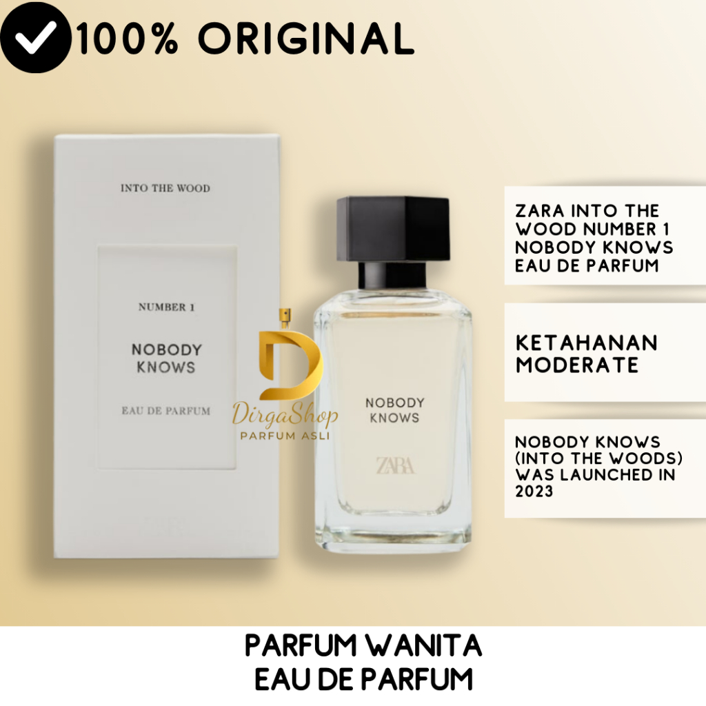 ZARA Into The Woods NOBODY KNOWS EDP 100 ML