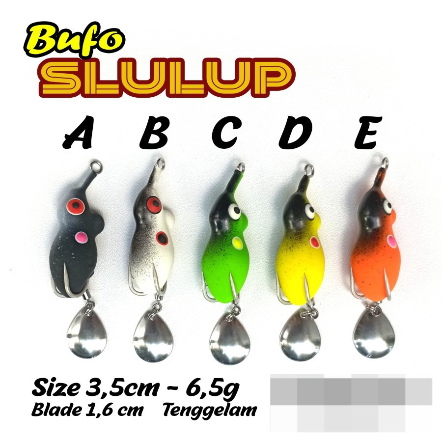 Lure Bufo SLULUP Tenggelam Soft Frog softfrog
