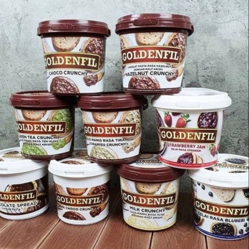 

Promo Murah Selai Goldenfil 1Kg Roti Bakar Es Kul Kul Panggang Toast Sarapan Topping Martabak Donat Kue Dissert Coklat Cokelat